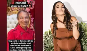 Modelo peruana Kathie Reds reporta la desaparición de su madre tras salir de paseo en Jesús María: “Ella tiene principios de Alzheimer”