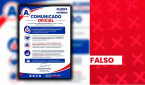 Es falso que Alianza para el Progreso haya decidido no presentar candidatos para las Elecciones Regionales y Municipales 2026