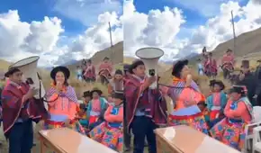 Keiko Fujimori llega de sorpresa a localidad de Ocollo en Ayacucho