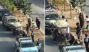 Pareja en VMT incendió su mototaxi para evitar que fiscalizadores municipales la incauten: "Para nadie"