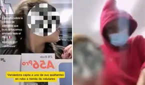 Joven vendedora fue asaltada en plena transmisión en TikTok: delincuente se llevó celulares valorizados en S/30.000
