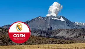Nueva explosión del volcán peruano Sayabaca en medio de alerta naranja de INDECI en Arequipa: reportan columnas de cenizas de 400 metros