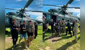 Madre de Dios: Caen 6 mineros ilegales con armamento, dragas y campamentos en la RN Tambopata