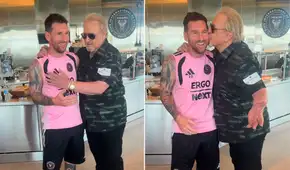Lionel Messi y Carlos Villagrán ‘Kiko’ se encuentran en Miami y actor lo sorprende con un beso: “Te sigo de toda la vida”