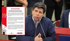 Ministerio de Justicia rechaza supuesto indulto a Pedro Castillo: "Esa información es falsa y tendenciosa"