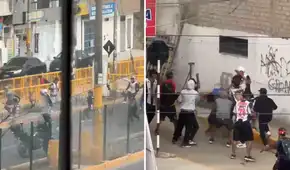 Terror en Comas: enfrentamiento de barristas de Alianza Lima en la Av. Túpac Amaru desata pánico entre vecinos