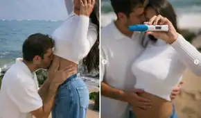 Querida modelo peruana anuncia que será madre por tercera vez a los 31 años junto a su novio deportista: “5 meses viéndote crecer”