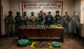 Pataz: Este fue el importante arsenal de guerra incautado tras un enfrentamiento