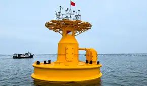 China supera un problema de la Segunda Guerra Mundial con una innovadora boya de 6 metros para monitorear el mar en tiempo real