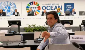 Edward Málaga anunció en la ONU una ley sobre minería submarina que nunca presentó