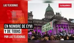 En nombre de Eyvi y de todas, por Las Tejedoras