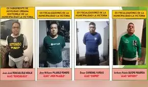 Funcionario del Ministerio de Justicia formaría parte de Los pulpos de La Victoria