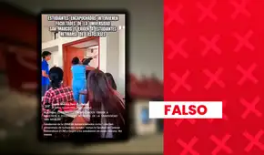 Este video de estudiantes tomando una facultad de la UNMSM no es actual, sino de 2025 en la sede de Chilca
