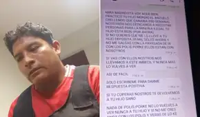 "Mamá, perdóname”: Hombre fingió su secuestro para pedir rescate de S/30.000 a su familia en La Libertad