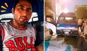Muere chofer de combi que había sido quemada por extorsionadores en Santa Anita: le pedían S/20 diarios