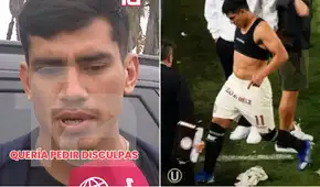 José Rivera sale al frente tras patear camiseta de Universitario y pide disculpas a la hinchada: “La cólera que me deben tener”