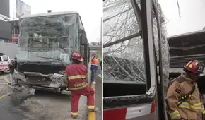 Triple choque del Metropolitano deja 46 heridos: accidente ocurrió a la altura de la estación Angamos en Miraflores