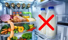 Estás guardando mal la leche: por esta razón no debes ponerla en la puerta del refrigerador