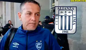 DT de Cienciano lanzó dura acusación tras perder con Alianza Lima y quedar sin chances en el Apertura: "Está todo armado"