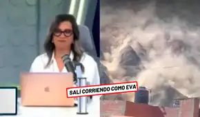 Vecina de San Miguel deja en shock a periodistas tras fuerte temblor de 6,1: "Estaba en la ducha y salí corriendo como Eva"