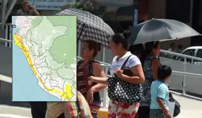 Calor seguirá en la costa con hasta 36 °C: Lima, Callao y 13 regiones más afectadas, según Senamhi