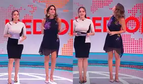 Valeria Piazza tuvo curiosa reacción al ser sorprendida por temblor de 6,1 durante noticiero de América Televisión: “¡Ay, sigue!”