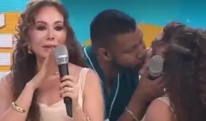 Edsón Dávila y Janet Barboza impactan con apasionado beso, pero conductora queda decepcionada: "No sentí nada"
