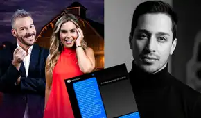 Exnovio de Adolfo Aguilar le exige que le pague tras enterarse que consiguió trabajo en ‘La granja vip’ y expone chats