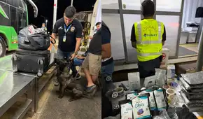 Cae envío de droga: Sunat halla 14 kilos de cocaína escondidos en equipaje de pasajero en Tumbes