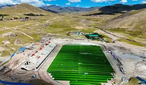 Un misterioso estadio se construye en esta provincia peruana: tiene una inversión de S/10 millones, está en medio de cerros y tendrá capacidad para 2.500 personas