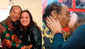 Melcochita y su novia de 22 años sorprenden al ‘casarse’ y sellan su amor con apasionado beso