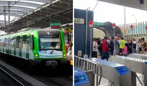 Línea 1 del Metro de Lima cierra tres estaciones por el ingreso indebido de una persona a la vía férrea