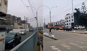 Habilitan tramo de la Carretera Central en sentido a Chosica tras obras en Cerro Candela