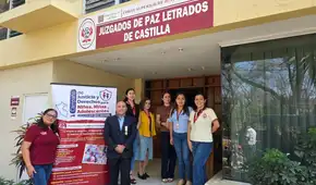Campaña “Justicia y Derecho para Niños” entrega depósitos judiciales y órdenes de pago en Piura
