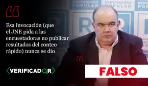 JNE sí exhortó a las encuestadoras a no difundir resultados del conteo rápido, contrario a lo afirmado por RLA