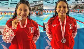 Nadadora peruana Yasmín Silva ganó la medalla de plata en el Circuito Mare Nostrum 2026 de Mónaco