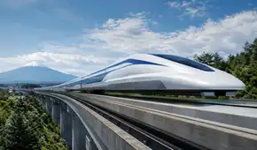 Japón desafía los límites del transporte con un tren bala que flota sobre las vías gracias a potentes imanes superconductores