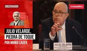 Julio Velarde, piedra de toque, por Mirko Lauer