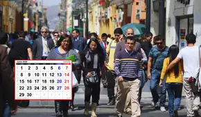 ¿Habrá fin de semana largo? Estos son los 2 feriados en el mes de junio, según calendario 2026 de Perú