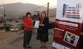 Corte del Santa entrega depósito judicial a alimentista en pueblo joven San Pedro
