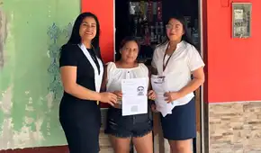 Jueza de Tumbes entrega personalmente depósitos judiciales a madres de familia en Zarumilla