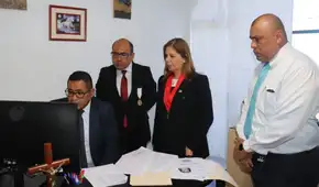 Corte de La Libertad supervisa atención y funcionamiento de sede judicial de Cascas