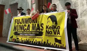 Arequipa: colectivos anuncian movilizaciones en contra de Keiko tras su llegada