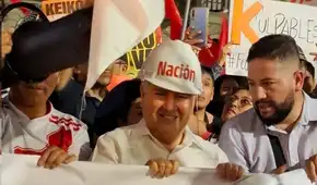 Alfonso López-Chau se une a la marcha nacional contra Keiko Fujimori