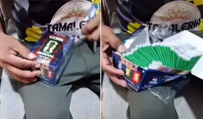 Peruano compró dos "paquetones" de figuritas del Mundial 2026 y al abrirlo encontró sobres de té filtrante