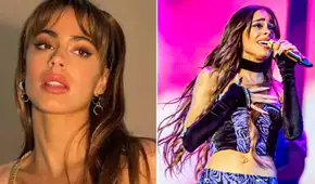Cantante Tini sufre corte en pleno concierto en el Estadio Nacional y pide ayuda a su equipo de trabajo
