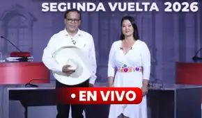 Debate Presidencial 2026 EN VIVO: Inicia encuentro entre Roberto Sánchez y Keiko Fujimori en Centro de Convenciones de San Borja