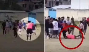 Árbitro asistente es agredido por hinchas tras polémica decisión en partido de Copa Perú en Cajamarca