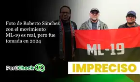 Fotografía de Roberto Sánchez con el movimiento ML-19 es real, pero no actual