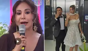 Janet Barboza se decepciona con Christian Domínguez por querer cobrarle la exclusiva de su boda con Karla Tarazona: "No somos amigos"